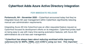 cyberhoot press release