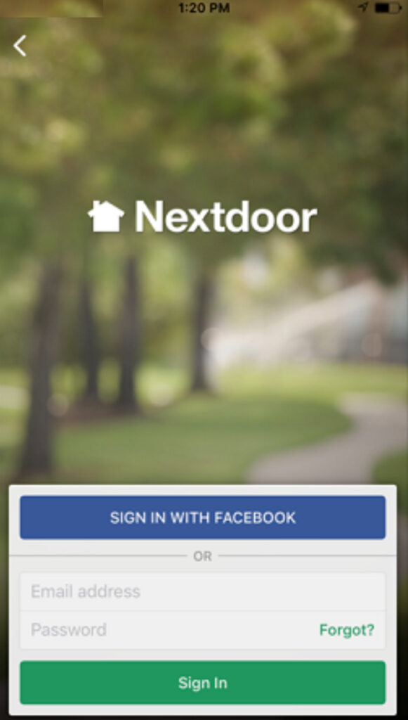 Social Networking in your Neighborhood